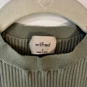 Aritzia sage crop top